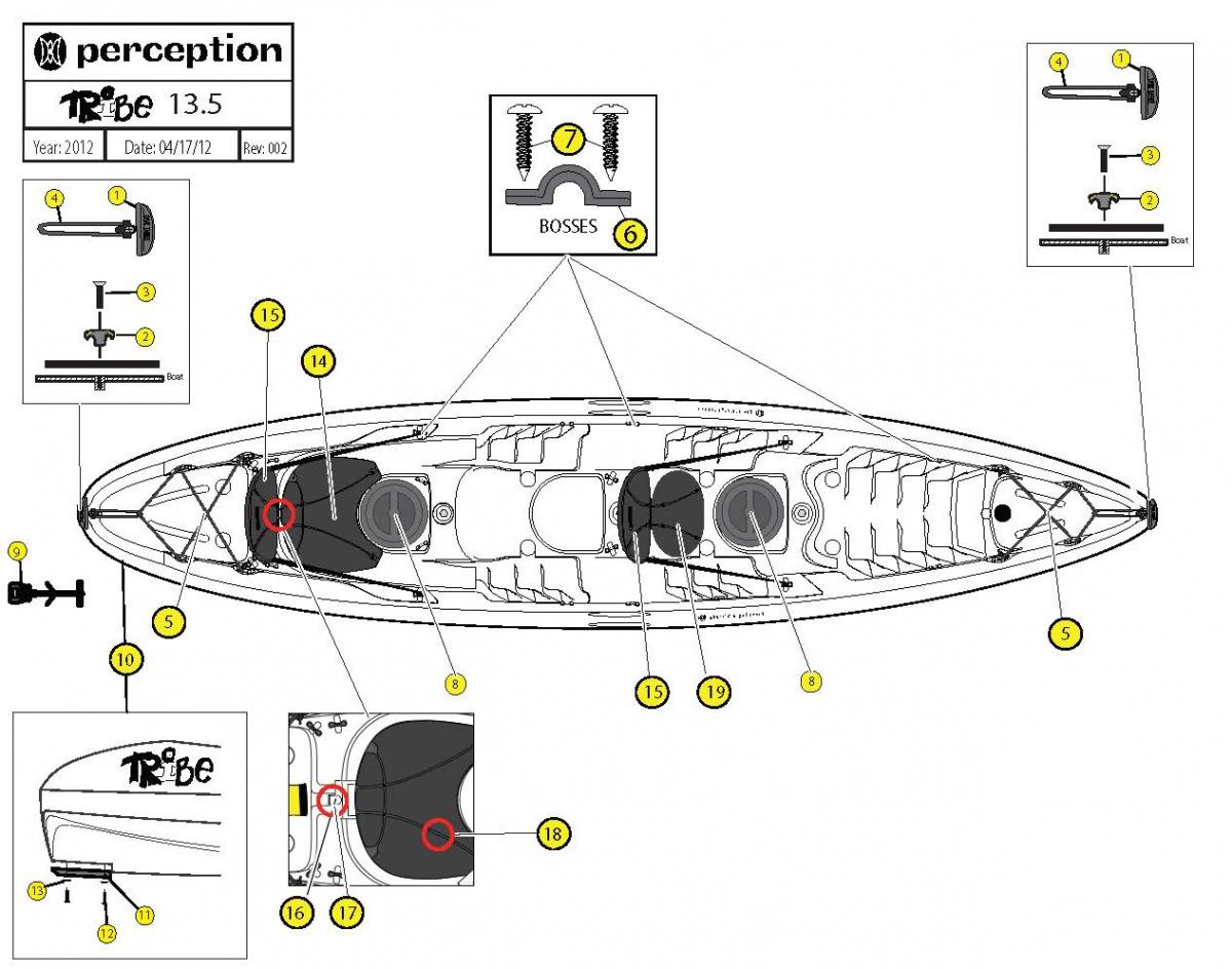 Tribe 13.5 boat schematic 